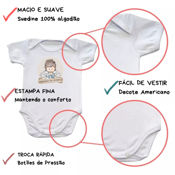 Body Macacão Anjinho da Guarda - Imagem 4
