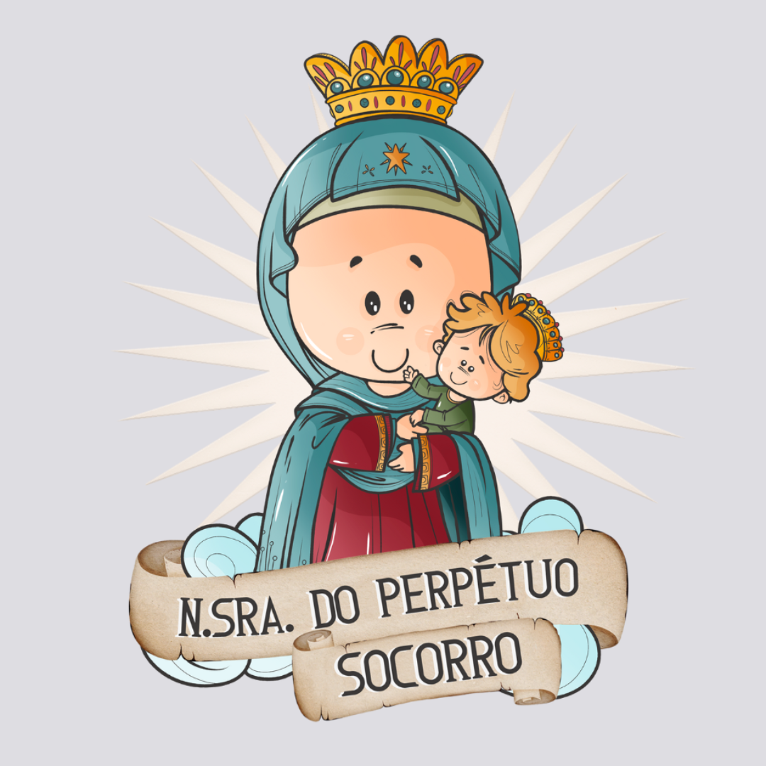 Babador + Body Nossa Senhora do Perpétuo Socorro - Imagem 3