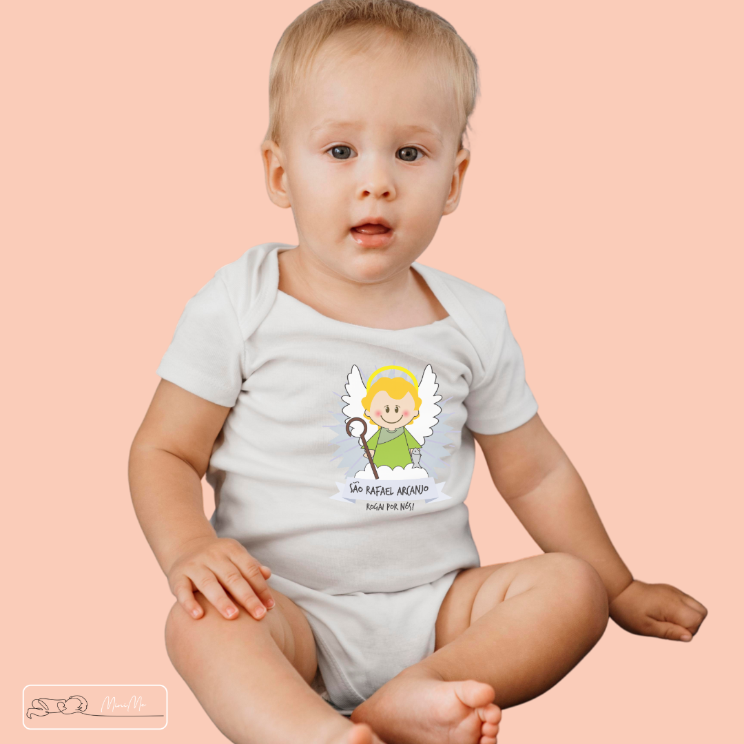 Body Macacão Bebê São Rafael Arcanjo - Imagem 2