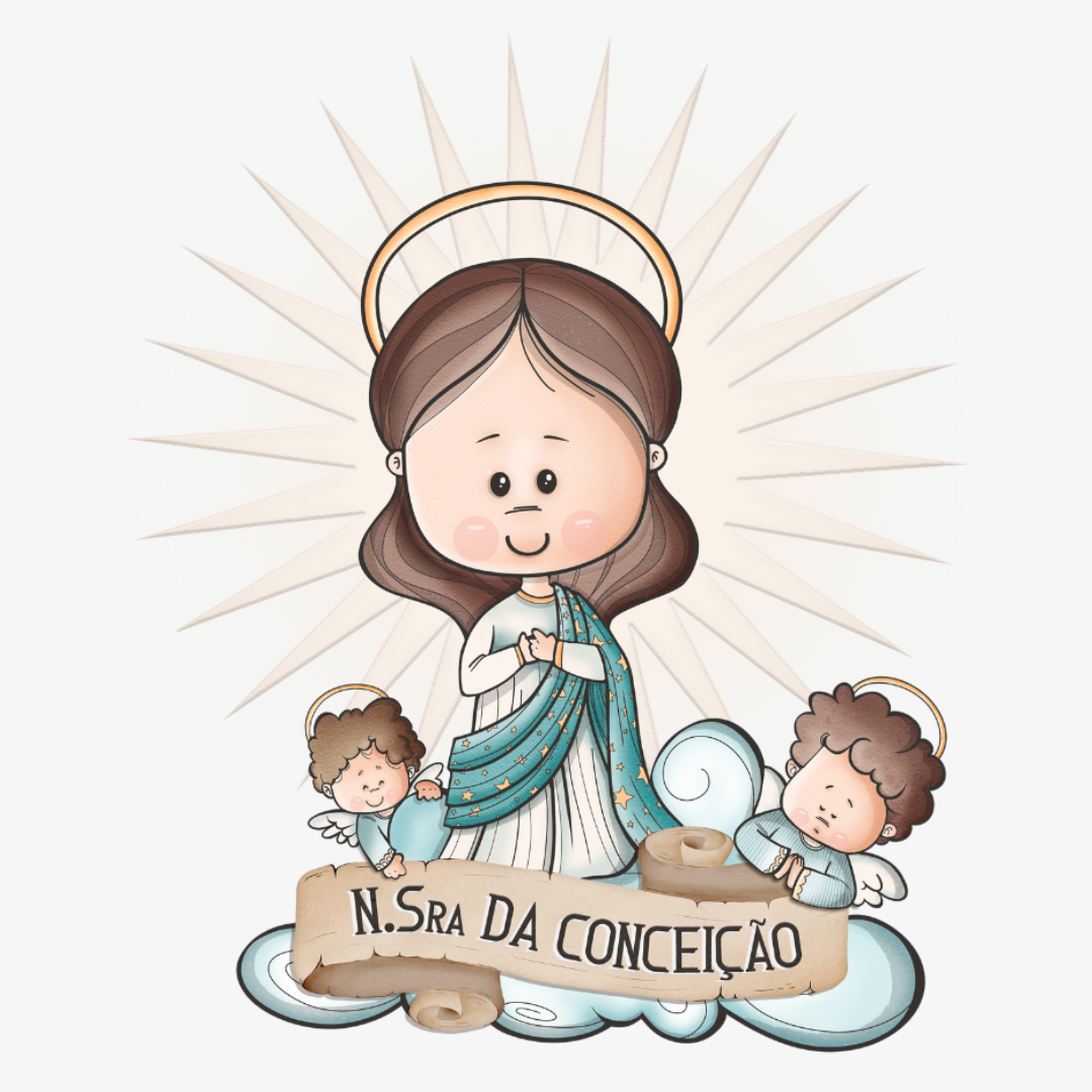 Body Macacão Bebe Nossa Senhora Da Conceição - Imagem 3