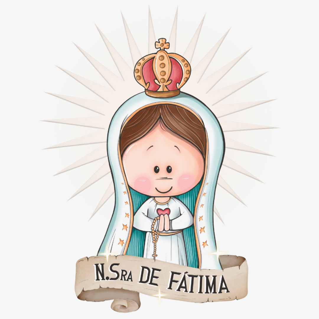 Body Macacão Bebe Nossa Senhora De Fátima - Imagem 3
