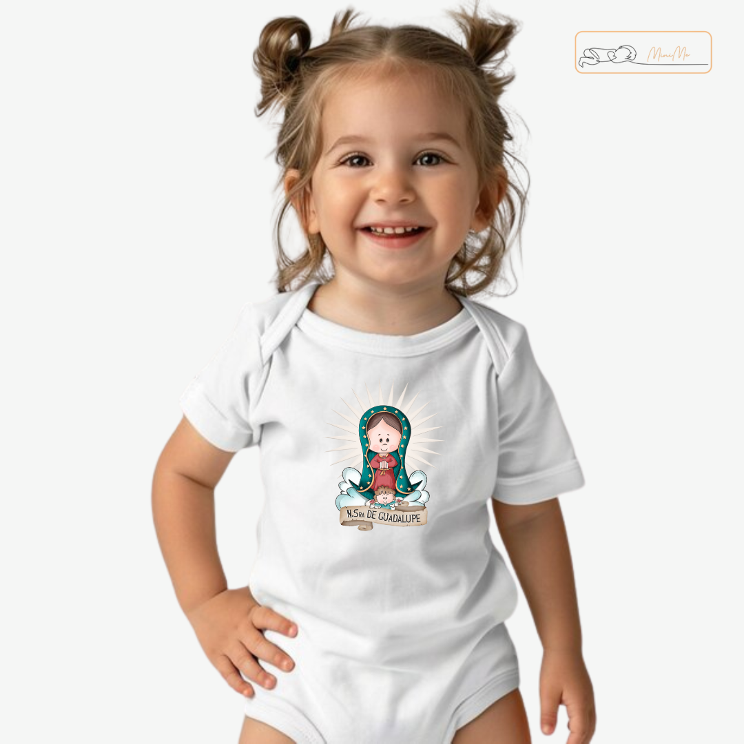 Body Macacão Bebe Religioso N S Guadalupe - Imagem 2