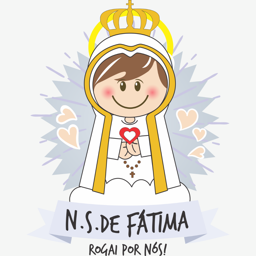 Body Macacão Bebe Unissex Nossa Senhora De Fátima - Imagem 3