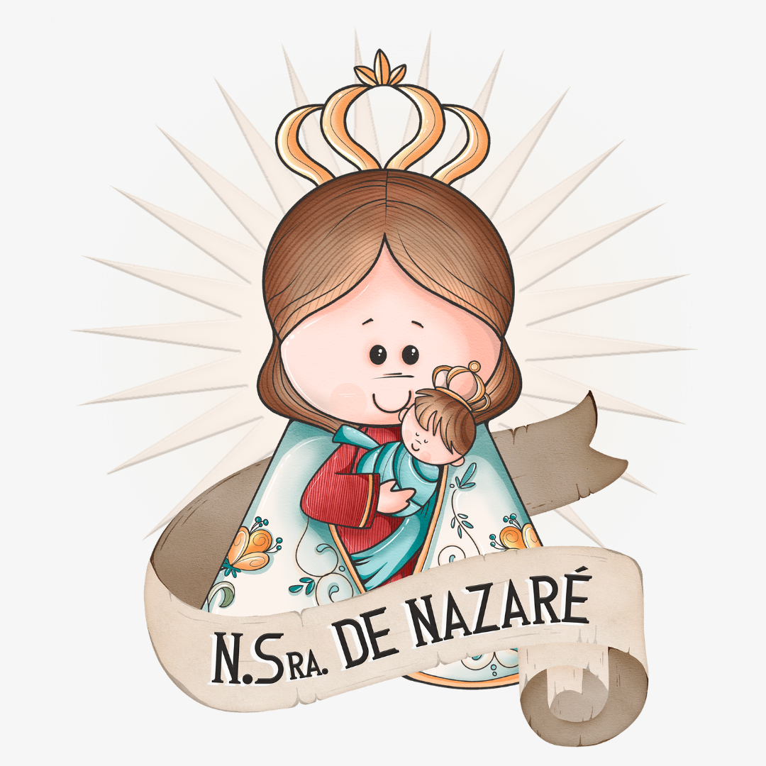 Body Macacão Bebe Unissex Nossa Senhora De Nazaré - Imagem 3