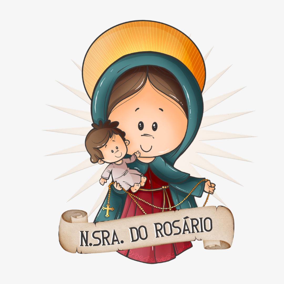 Body Macacão Bebe Unissex Nossa Senhora Do Rosário - Imagem 3