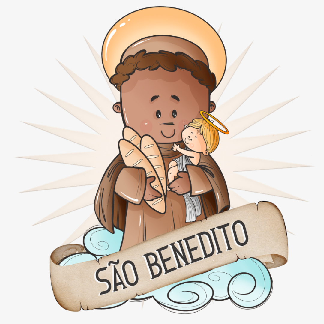 Body Macacão Bebe Unissex São Benedito - Imagem 3